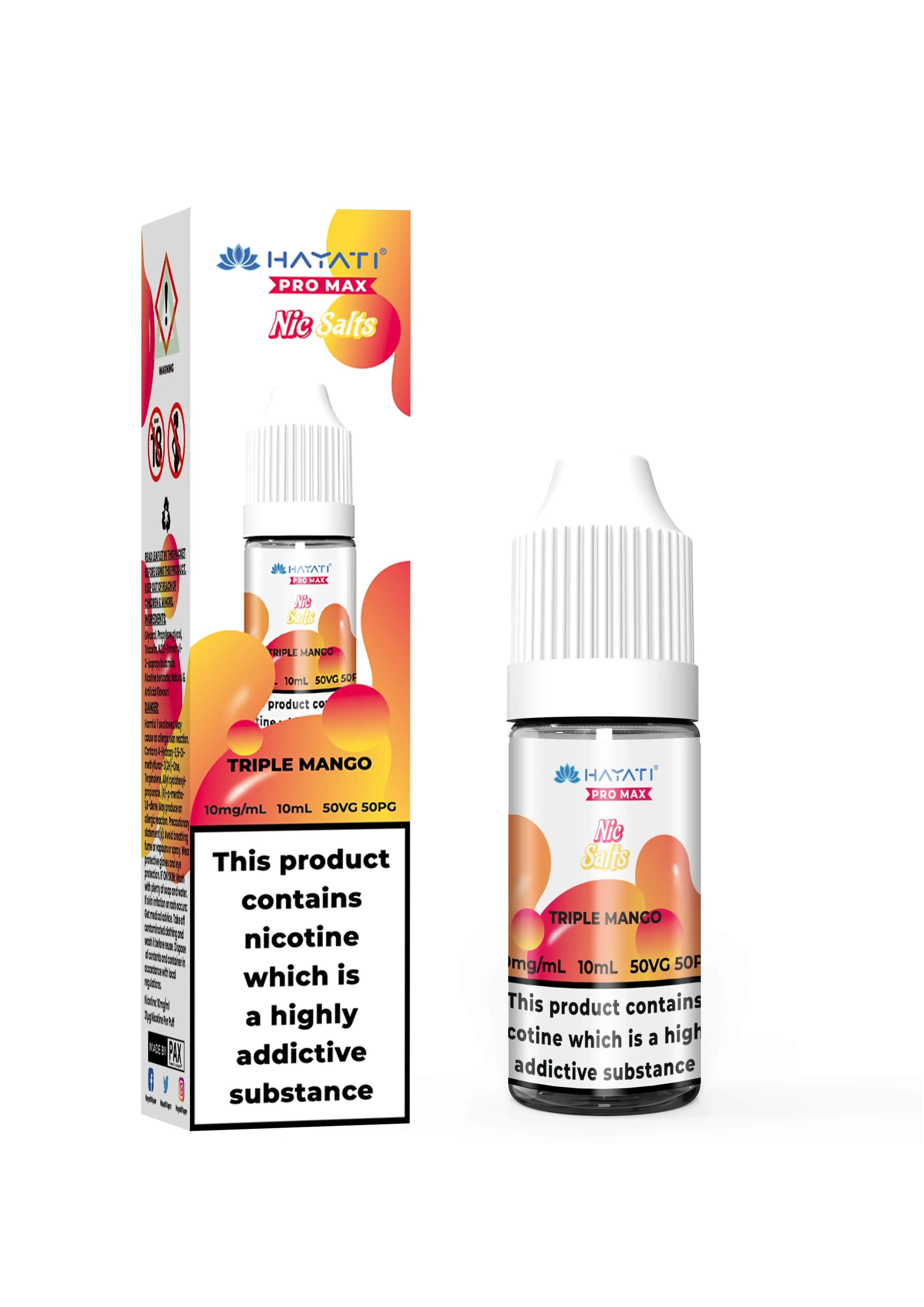 Product Image of Triple Mango Nic Salt E-Liquid by Hayati Crystal Pro Max 10ml